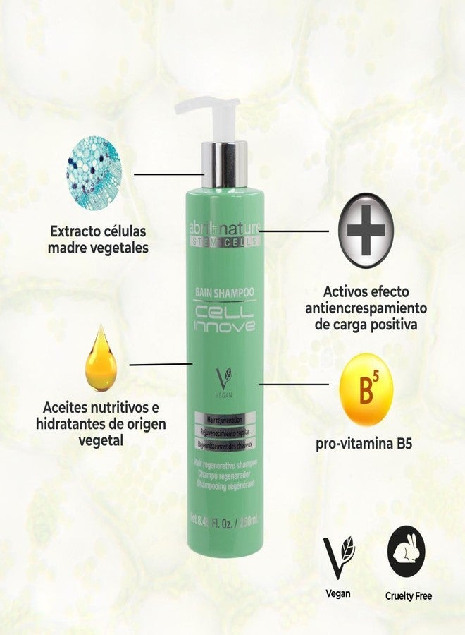 abril et nature - Cell Innove - Professional Hair Shampoo - Youthful, Healthy, and Shiny Appearance - Hair Treatment with Plant Stem Cells - Regenerates and Rejuvenates the Hair Fiber - 1000 ml - Image 4