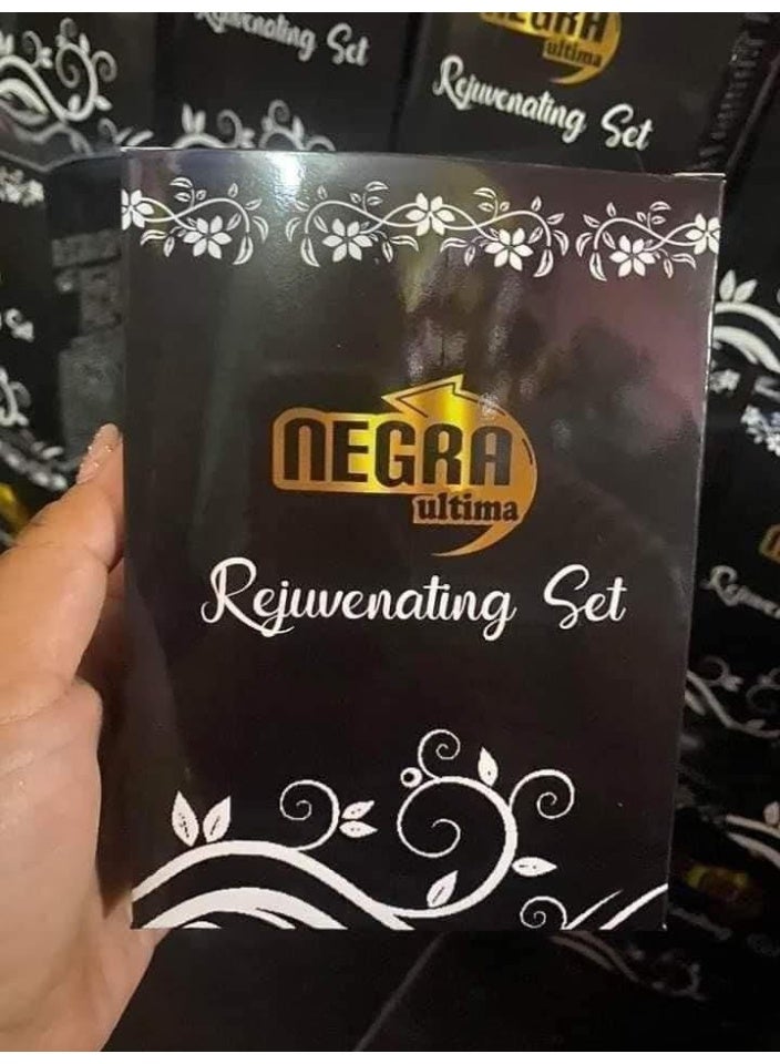 نجرا ألتيما مجموعة التيما ريجوفينيتينج 4 في 1 من نيجرا - (صابون + تونر + كريم ليلي + كريم نهاري) - Image 2