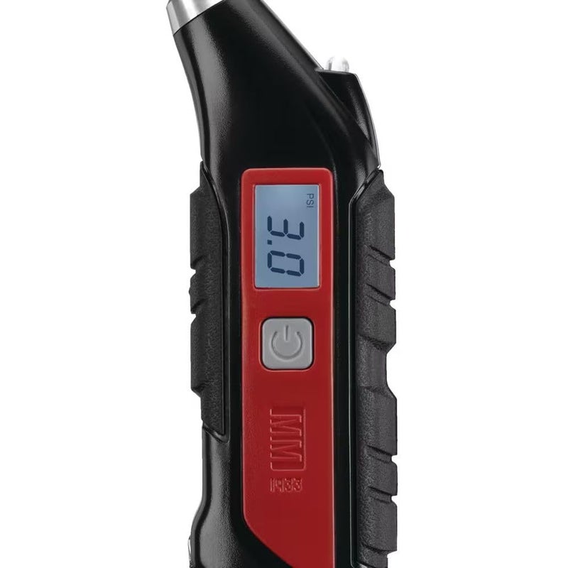 موتوماستر مقياس ضغط الإطارات الرقمي مع أداة متعددة الوظائف وضوء | 5-99 PSI - Image 5