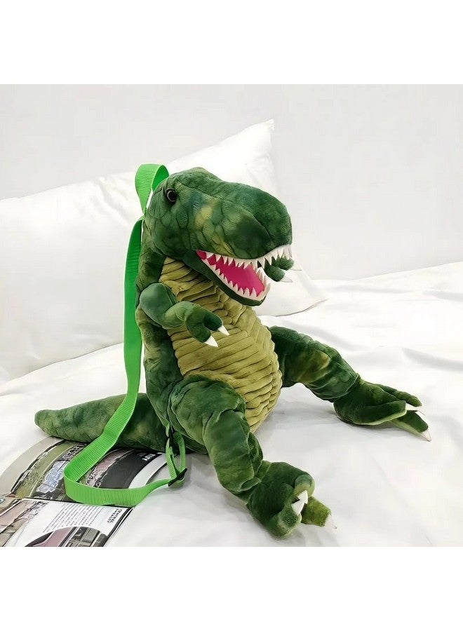 Rhode Island Novelty 20" Dino Backpack T-Rex , Green - Image 2