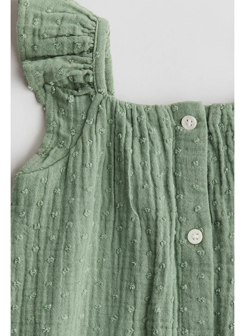 اتش اند ام Cotton romper suit