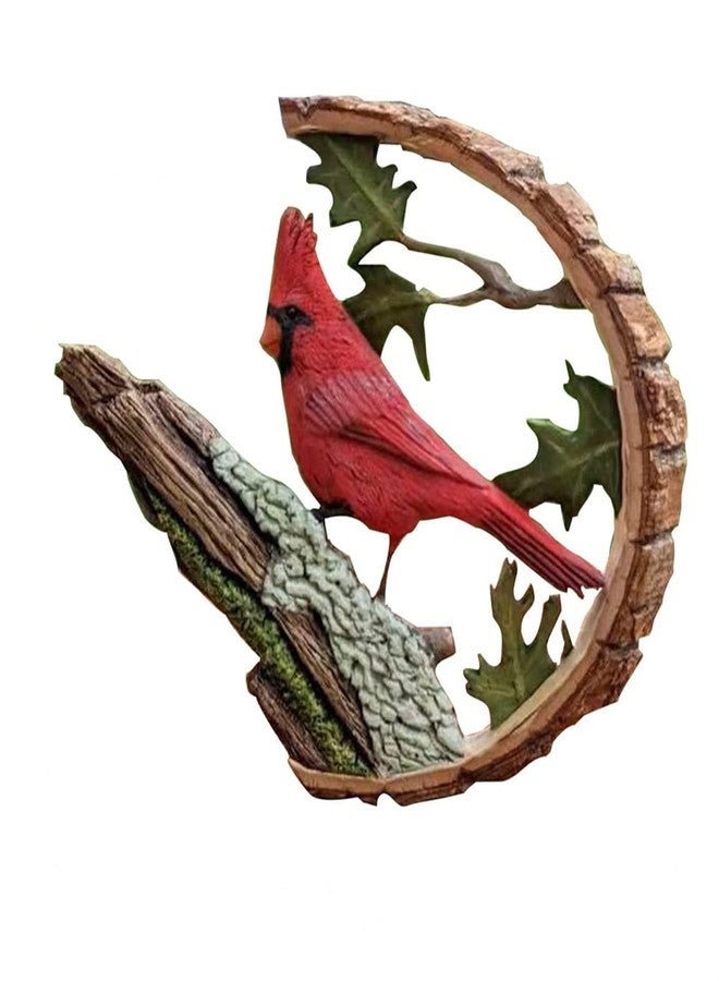 DFYOP Cardinal Wood Carving - Handmade 'Cardinals Appear When Angels are Near', Unique Original Art Carving Work Statue Decor Small Animal Sculpture Art Wood Miniature - Image 1