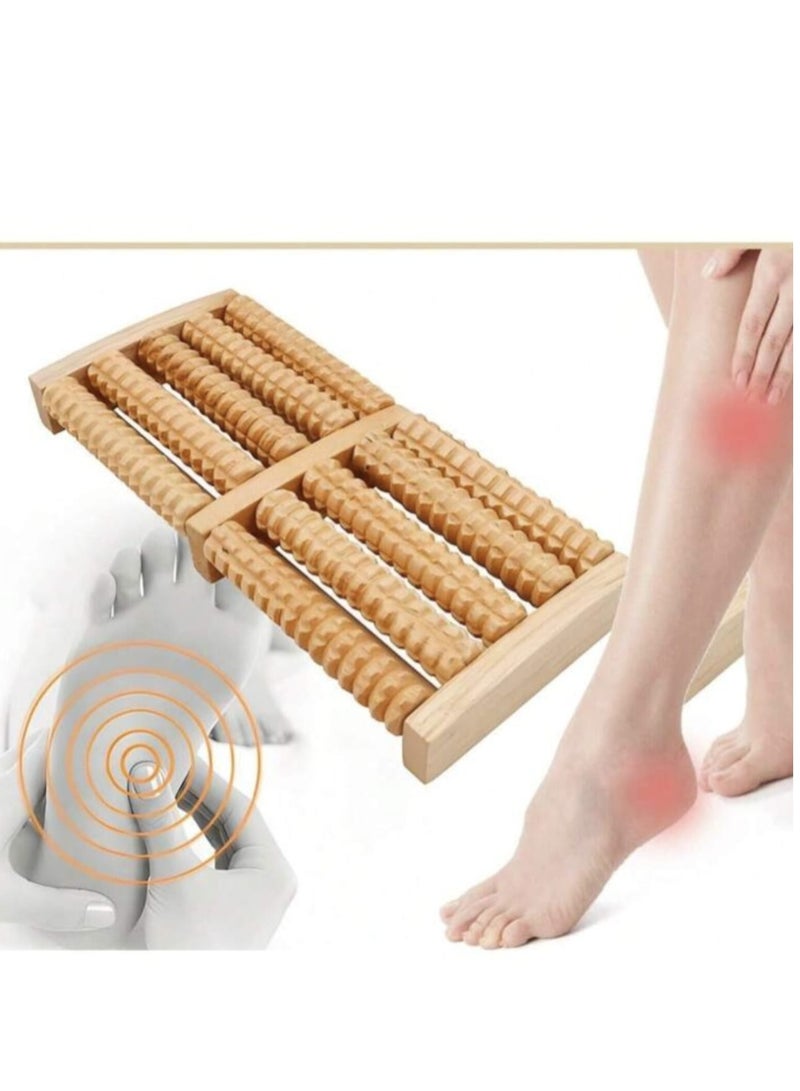 Loquat Wooden Roller Foot Massager - Image 1