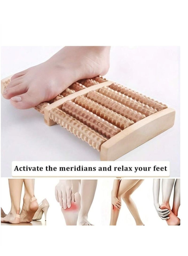 Loquat Wooden Roller Foot Massager - Image 5