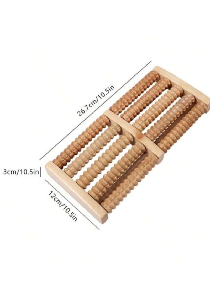 Loquat Wooden Roller Foot Massager - Image 3