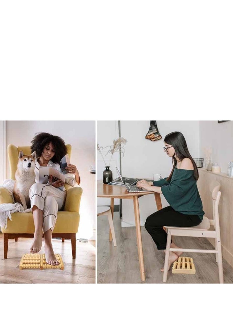 Loquat Wooden Roller Foot Massager - Image 4