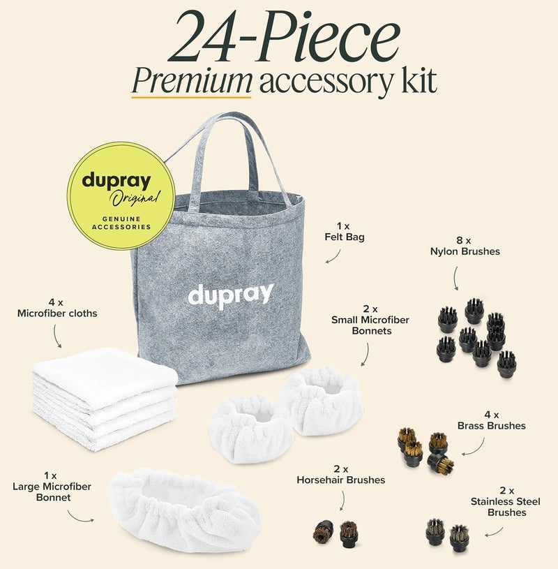 Dupray حزمة التنظيف المتقدمة من لأجهزة التنظيف بالبخار - Image 2