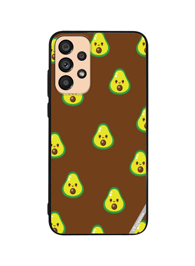 VR CREATIVE Protective Case Cover For Samsung Galaxy A72 Avocado Design Multicolour - Image 1