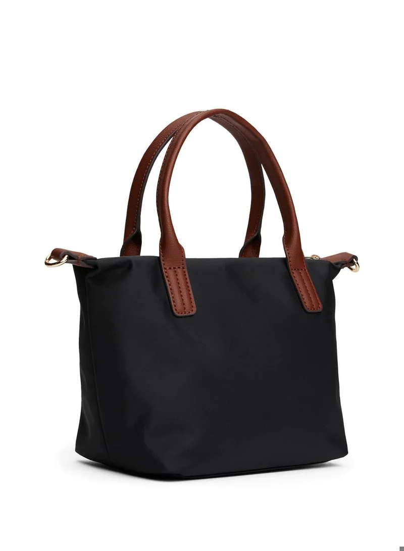 TOMMY HILFIGER Black TH Monogram Tote Bag for Women | Best Price UAE