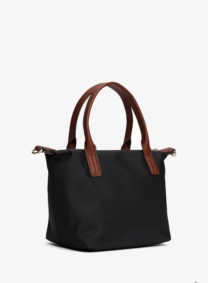 Tommy Hilfiger Black TH Monogram Tote Bag for Women | Best Price UAE