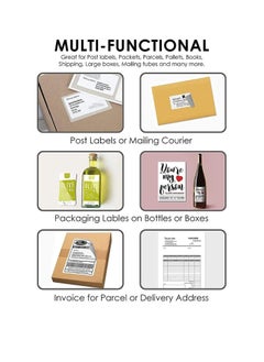 Kalon A4-110Gsm inkjet waterproof Glossy pp sticker 50 sheets For Self Adhesive Shipping Labels Photo Paper,  - Image 4