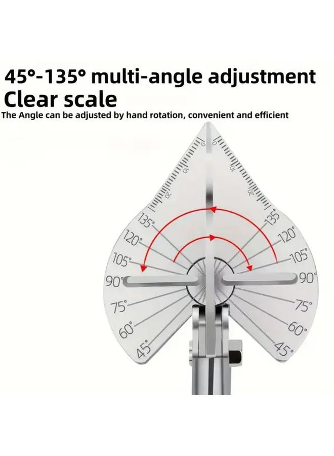 Green Multi Functional Industrial Angle Scissors Adjustable 45 To 135 Degrees Safety Lock - Image 3
