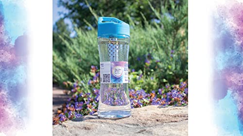 New Wave Enviro Alkaline Water Bottle with Stainless Steel Wand, 22oz. Capacity, BPA Free Bottle, Blue - Image 2