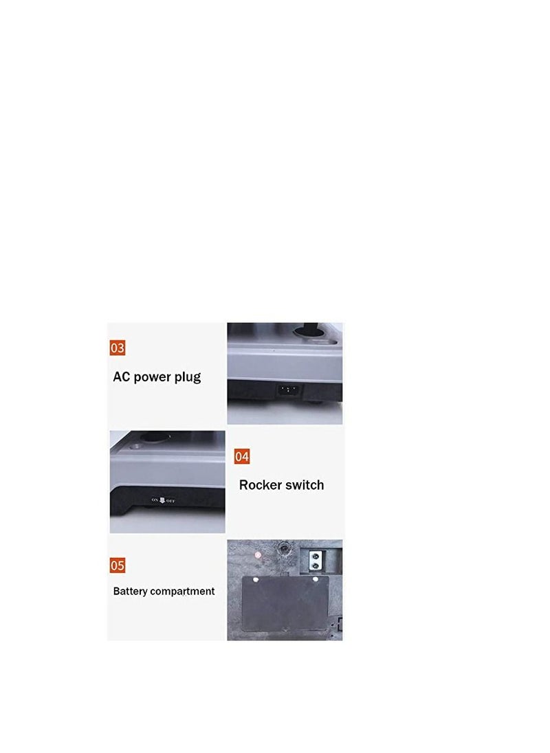 AL QADAH - Ma Fra WCX Stainless Steel Digital Electronic Computing Scales with LCD Display 40kg - Image 1