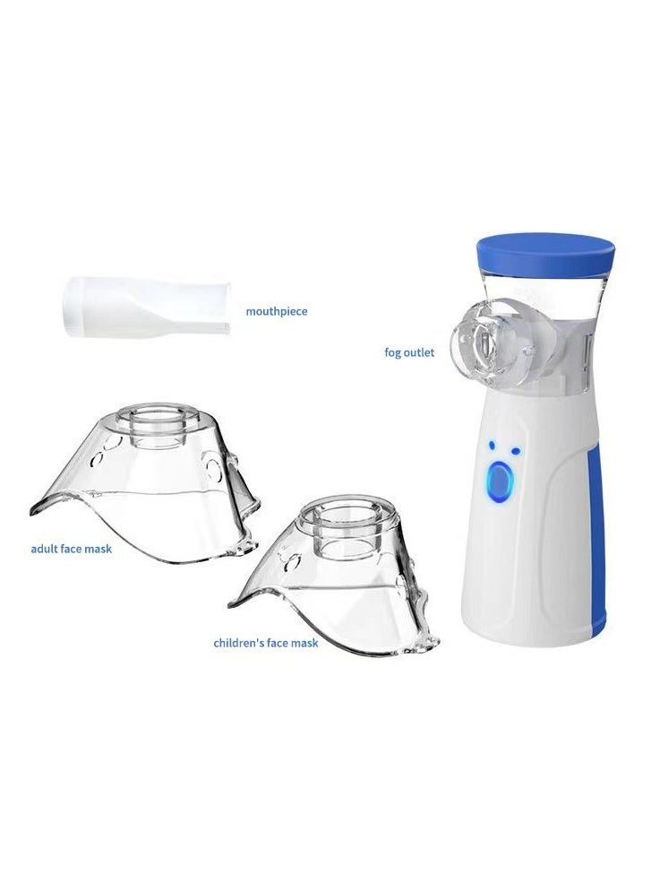 Angmei Automatic Medical Portable Steam Inhaler，Electronic Mesh ultrasonic steamer Inhaler for Adults and Children，Relieve Allergies, Asthma and Breathing Problems  - Image 3
