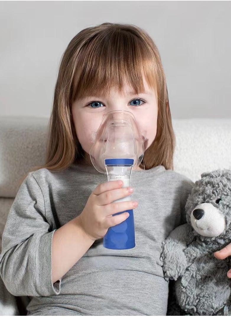 Angmei - Automatic Medical Portable Steam Inhaler，Electronic Mesh ultrasonic steamer Inhaler for Adults and Children，Relieve Allergies, Asthma and Breathing Problems - Image 1