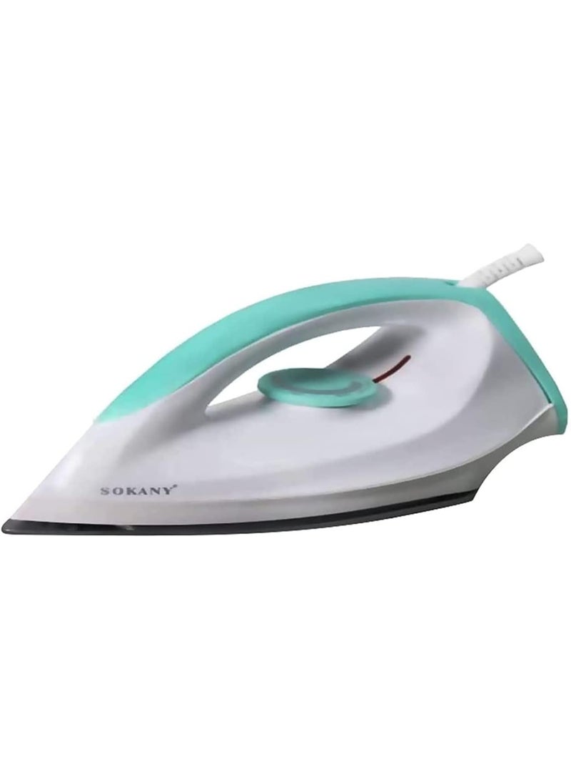 Sokany 1200W Dry Iron - Heats up quickly, irons safely on all fabrics, and features a smooth, non-stick soleplate - A-119 - Image 5