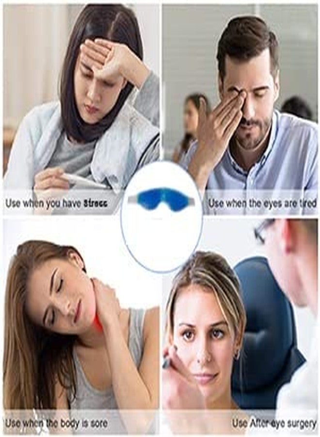 Aoxeria قناع العين الجل المهدئ لدوائر الظلام، جفاف العين، تبريد العين، تخفيف الألم، الاحمرار، لاصقات العين، وسادة النوم الباردة - Image 2