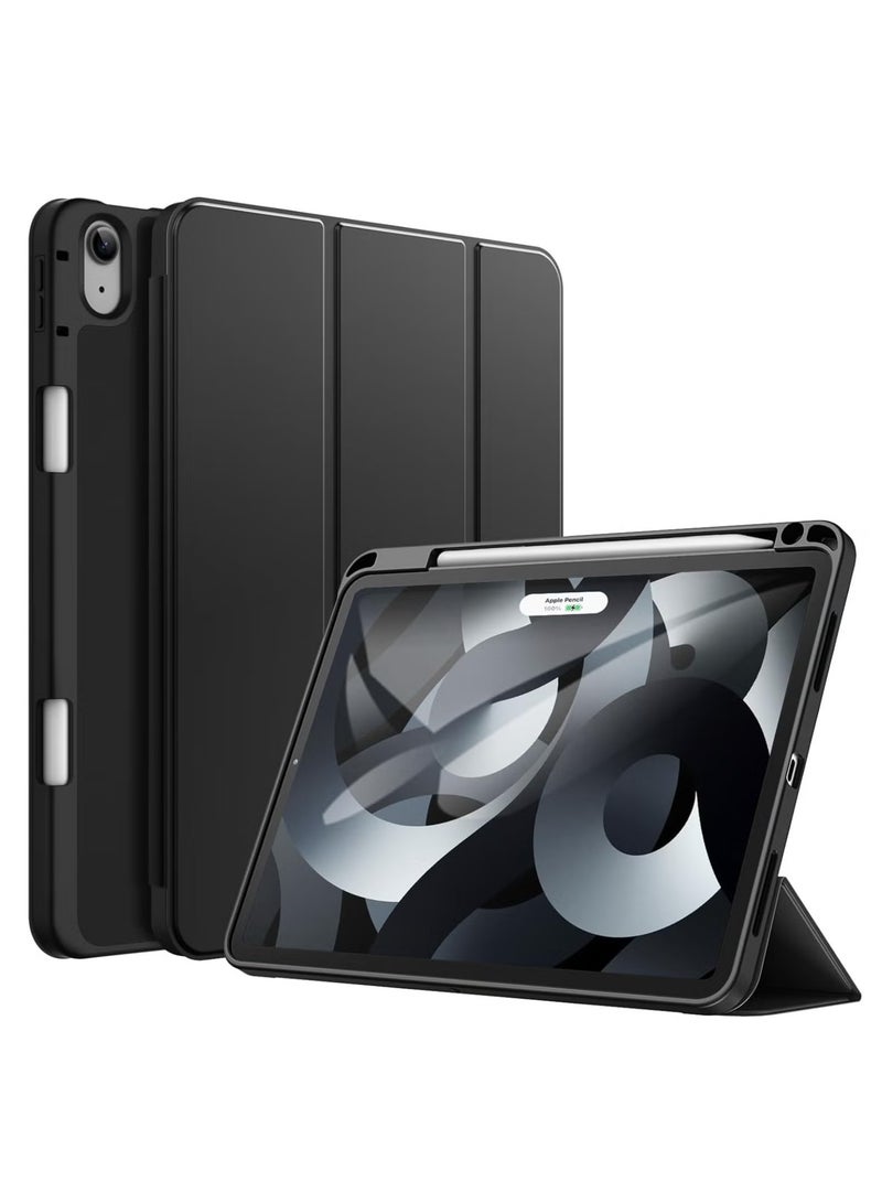 ELTRAZONE iPad Air 11-inch M2 2024 6th Generation Case with Pencil Holder, Silicone Magnetic Cover, Slim Tablet Cover for iPad Air 11-inch M2 6th Generation - Image 1
