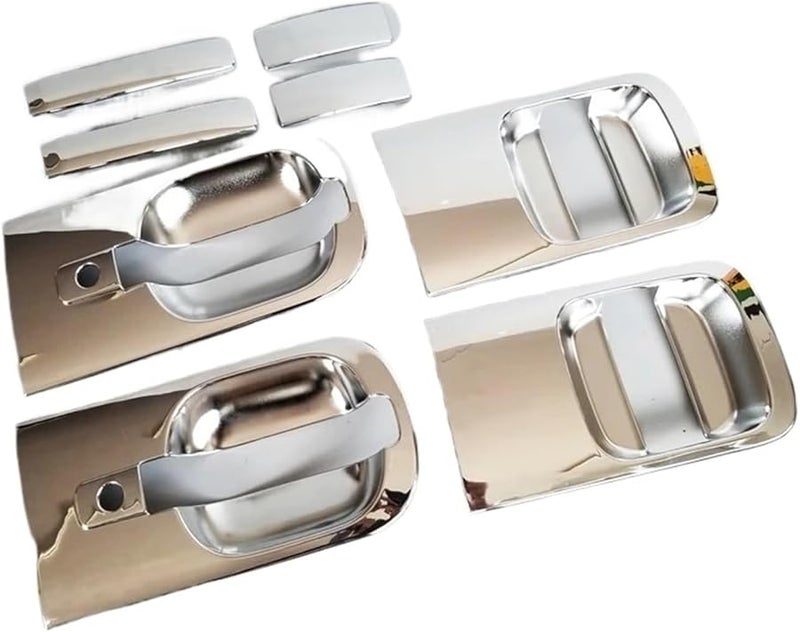 Hyundai H1 Grand Starex I800 Front Rear Door Outer Handle Chrome Cover Set 4pcs - Image 2