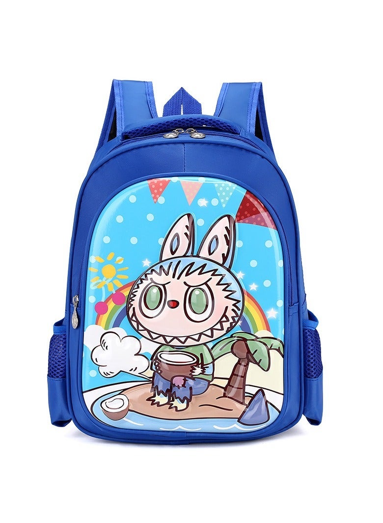 Labubu Children's Schoolbag, Primary School Student 3D Cartoon Backpack, Student Bag 39*35*15CM