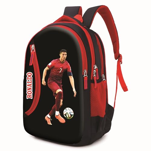 Ronaldo School Bag 18 Inch Casual Backpack Travel Daytrip Office College for Girls & Boys Multi-Purpose Bag - Image 4