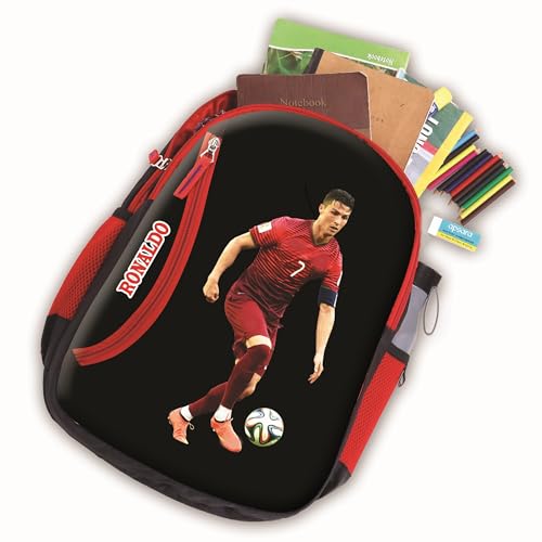 Ronaldo School Bag 18 Inch Casual Backpack Travel Daytrip Office College for Girls & Boys Multi-Purpose Bag - Image 2