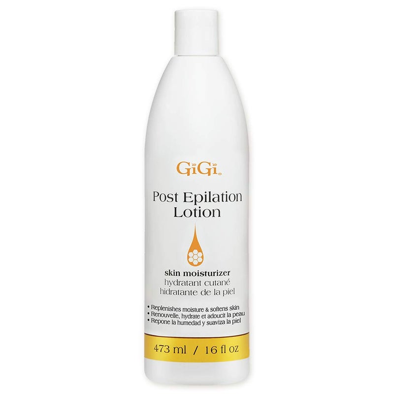 GiGi Post Waxing Lotion Soothing After Wax Care Treatment Moisturizing Post Epilation Care Hydrating Skin Softener 16 fl oz