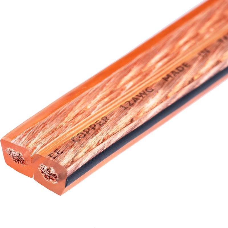 JAVEX 12-Gauge AWG Speaker Wire - 50FT Oxygen-Free Copper Cable for Hi-Fi Systems - Image 2