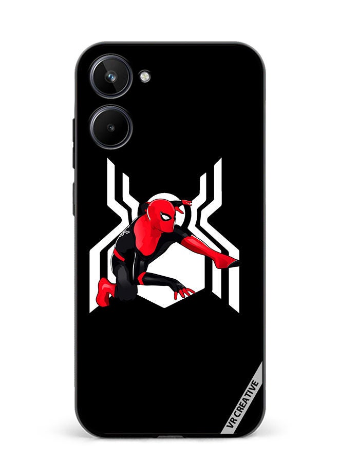 VR CREATIVE Protective Case Cover For Realme 10 Spiderman Design Multicolour - Image 1