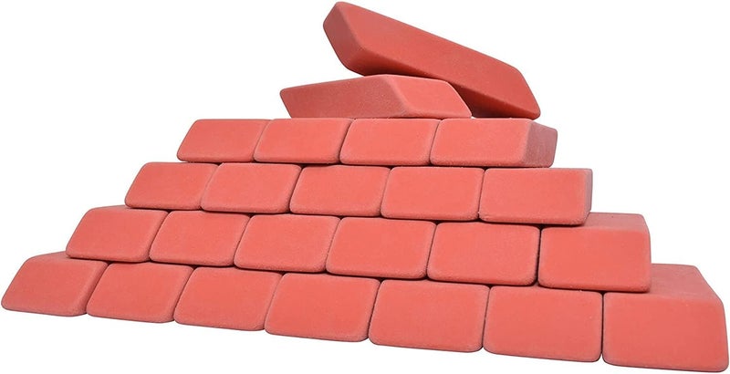 Westcott Westcott 55878 Pink Erasers Bulk Set 24 Pack - Image 4