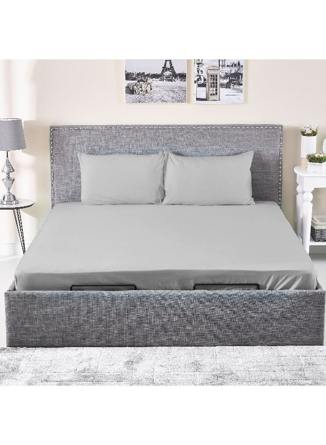 Home Box Ballina 2-Piece Solid Cotton Pillow Cover Set 75 x 50 cm - Image 1