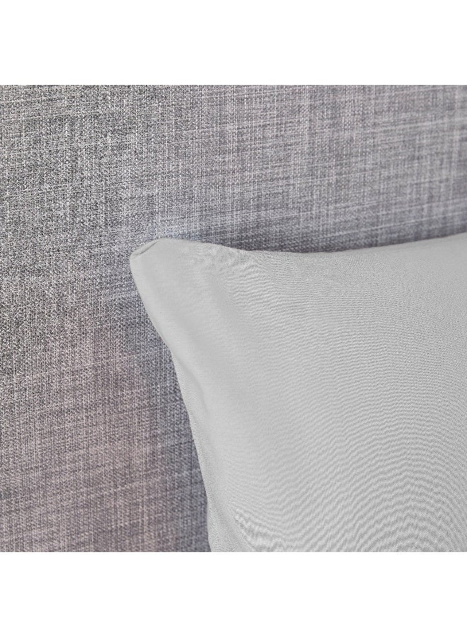 Home Box Ballina 2-Piece Solid Cotton Pillow Cover Set 75 x 50 cm - Image 3