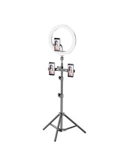 General Live Light Anchor Desktop Ring Light Net Red Indoor Camera Mobile Phone Beauty Ring Round Light Special-Specifications:1.7m 【three Camera Positions】 + 10inch Ring Beauty Lamp + Bluetooth  - Image 3