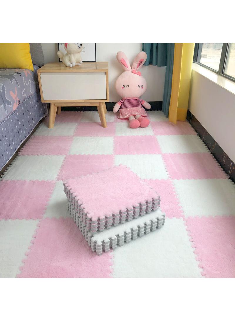 XiuWoo Foam Floor Mat Eva Plush Carpet Square Thickened Sports Game Mat Interlocking Carpet Plush Puzzle Soft Children'S Room Family Bedroom Living Room - Image 1