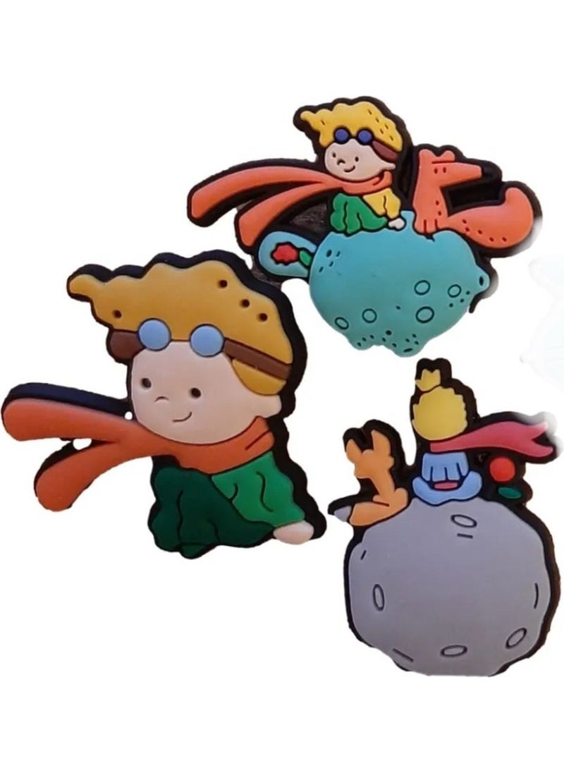 Marimari 3 Pieces Slipper Ornament - Slipper Buckle Little Prince  - Image 1