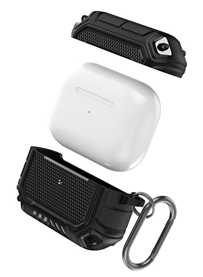 Airpods 3rd Generation Case, Airpods 3 Protective Case with Keychain, Dual Layer Solid Protection for Apple Airpods 3 2021- Black  - Image 5