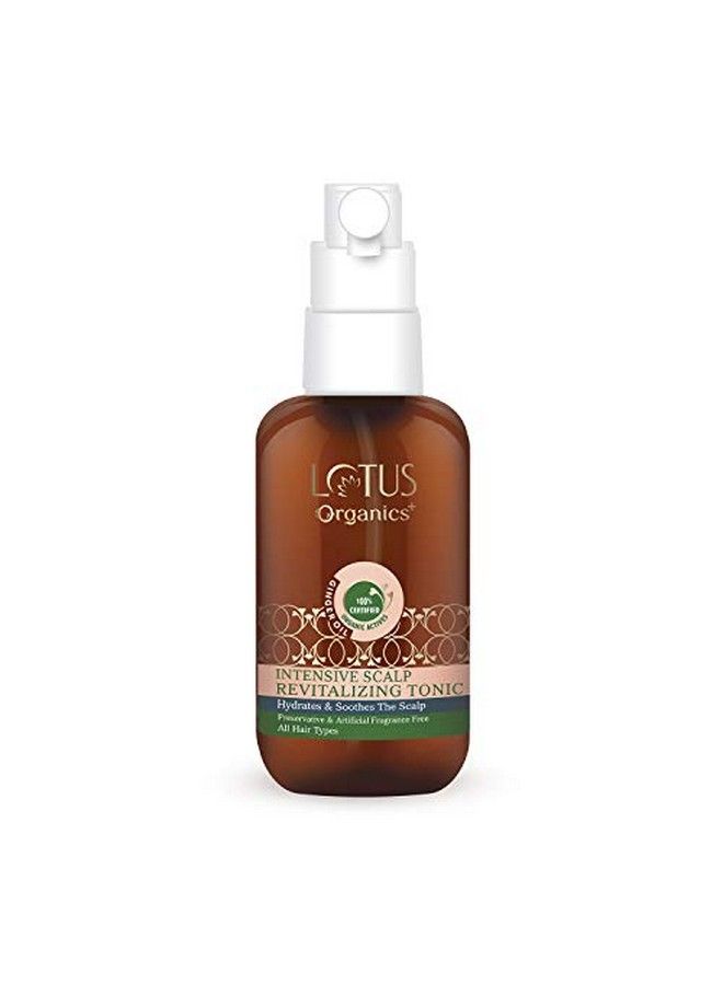 Lotus Organics+ Intensive Scalp Revitalizing Hair Tonic ; 100% Organic Ginger Oil ; Sulphate Free Hair Serum ; All Hair Types ; 100Ml  - Image 2
