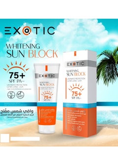 Exotic WHITENING SUN BLOOK SPF PA ++75  100 ML 