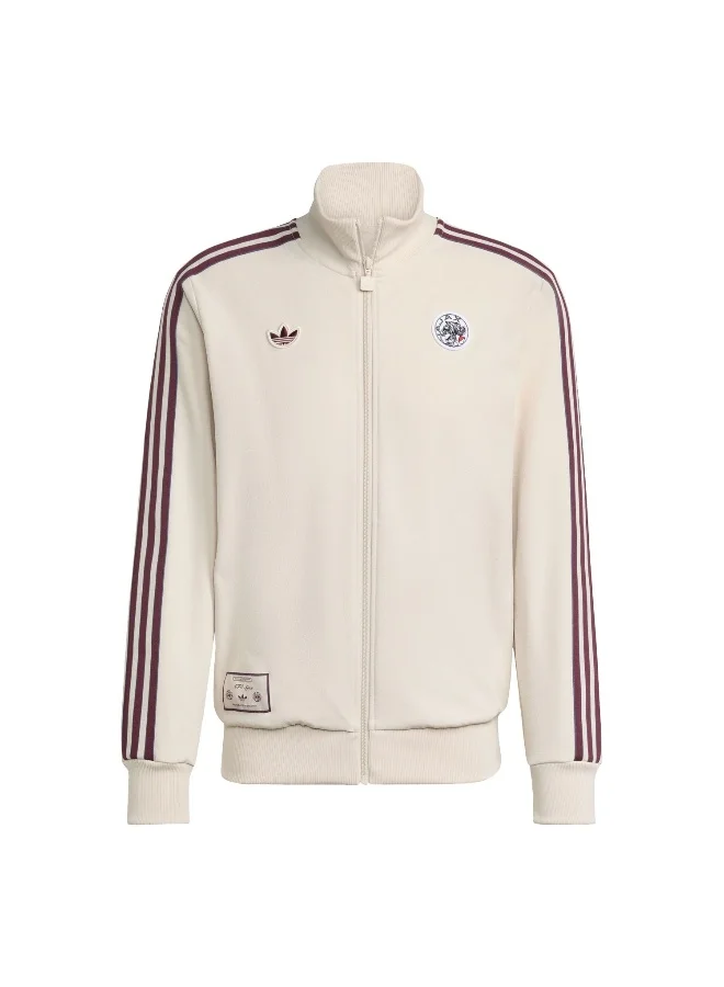 adidas Adidas Ajax Amsterdam Terrace Icons Track Top Beige Tracksuit Jacket Track Tops For Men