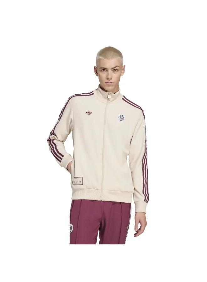 adidas Adidas Ajax Amsterdam Terrace Icons Track Top Beige Tracksuit Jacket Track Tops For Men