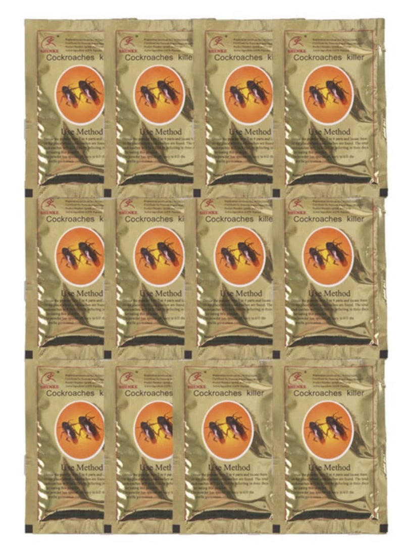 Miezhang Qing Cockroach Killer Powder 12 Pieces 8g  - Image 1