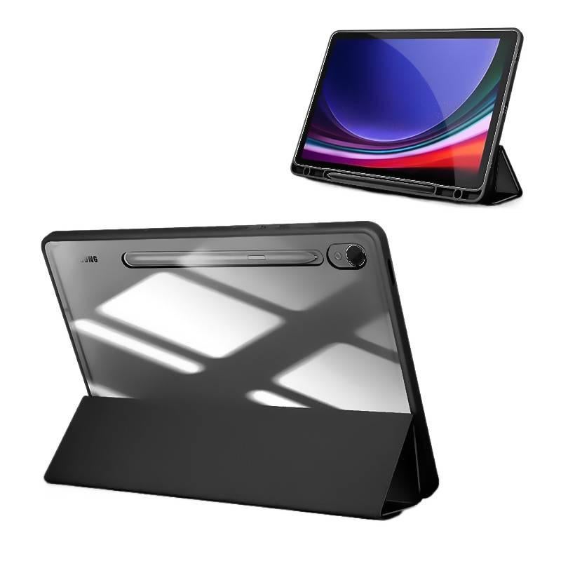 DGG Green Samsung Tab Clear Back Case Compatible with Multiple Samsung Tab Models with Pencil Holder with Protective Cover Stand Function and Daily Tablet Carry - Image 5