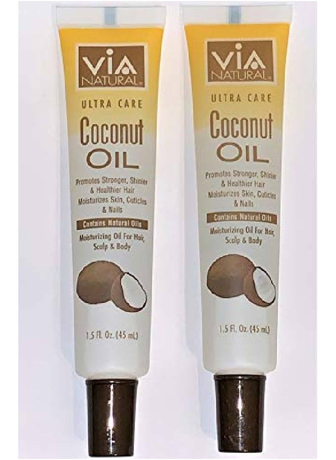 Via Natural - Ultra Care Coconut Oil Concentrated Natural Hair Scalp Body - Image 1