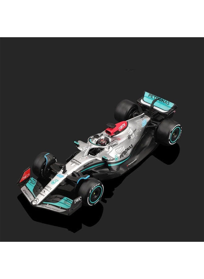 1:43 Mercedes Benz W13 Formula 1 Formula Car Alloy Car Model Ornament Car Model, suitable for young people of all ages to collect and play - Image 1