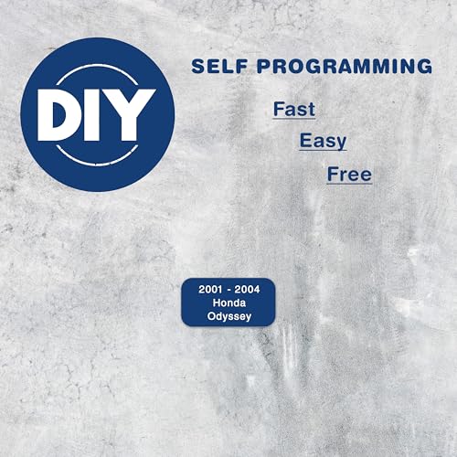 KeylessOption 2X KeylessOption Key Fob Replacement for 2001 2002 2003 2004 Honda Odyssey Remote, 5-Button OUCG8D-440H-A, Self Programming - Image 3