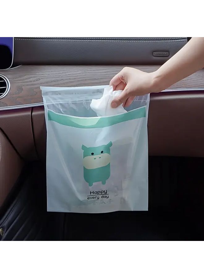 Purple Squirrel Disposable Car Trash Bags 15pcs Leak Proof Vomit Resistant Portable Sachets - Image 3