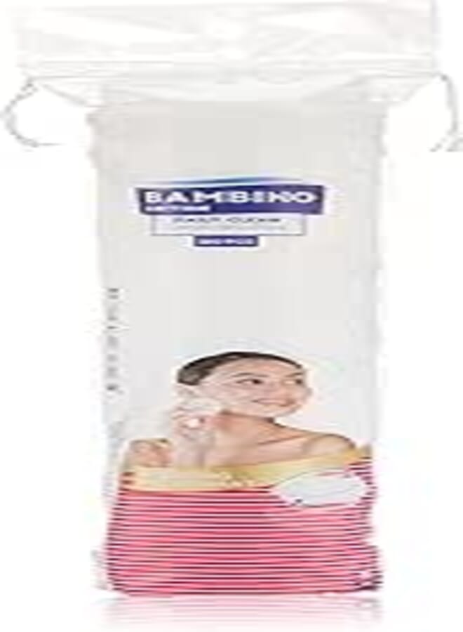 BAMBINO Daily Clean Cotton Wool Pads, 120 Pieces