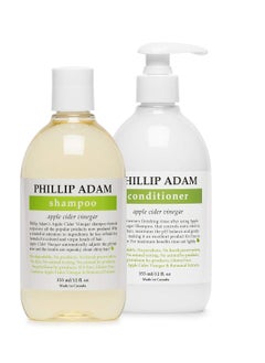 Phillip Adam Apple Cider Vinegar Shampoo and Conditioner Set for All Types of Hair - Sulfate Free - pH Balancing - 12 Ounce Each - pzsku/ZD996D39D36D43E2D86C1Z/45/_/1739451676/74e4050b-fbb2-4ee8-a770-239544f763a0