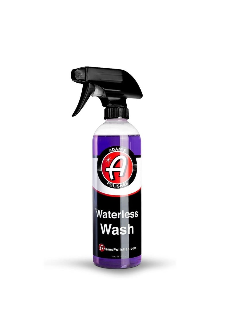 Adam's Polishes Adam's Waterless Car Wash 16oz - Car Cleaning Car Wash Spray for Car Detailing | Safe Ultra Slick Lubricating Formula for Car, Boat, Motorcycle, RV | No Garden Hose, Wash Soap, or Foam Cannon Needed.  - Image 1